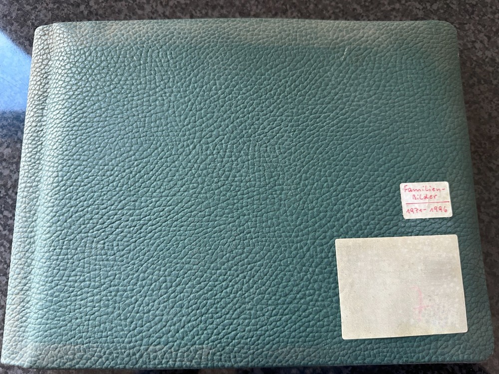 Old photo album civilian with defects, life in the GDR/51