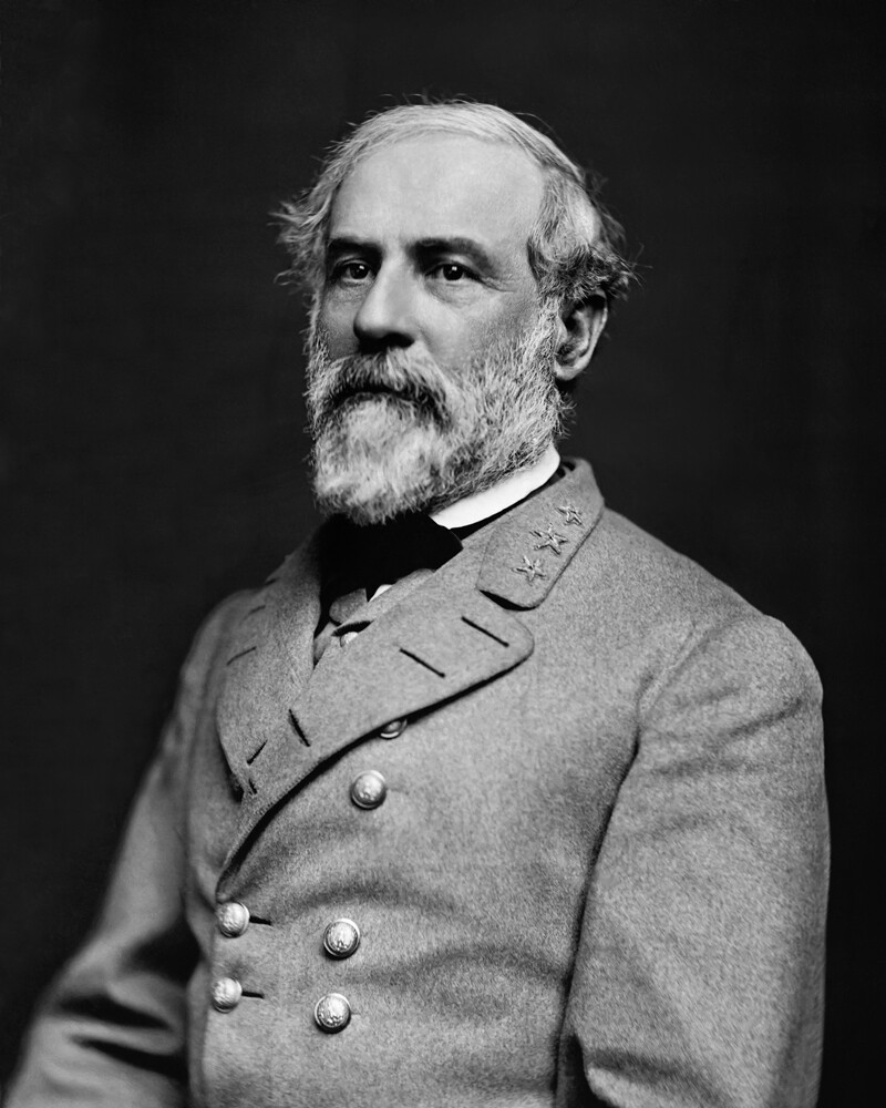 Civil War CSA General Robert E. Lee, New Restored Satin Finish Photo – 5 Sizes!