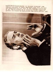Press Photo. ALE10474. Approximately 23×18 Cm. Washington. Press Conference. Joh