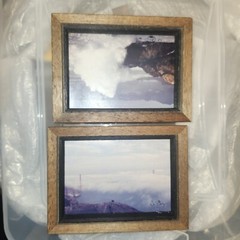 Vintage Dennis Barloga Gallery Framed Photograph San Francisco Golden Gate Beach