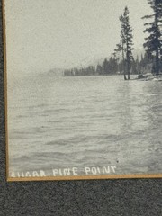 RARE Early 1899-1905 Cabinet Cards Photos of the TALLAC ESTATE, LAKE TAHOE CA.