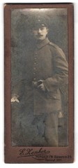 Photograph E. Zenker, Minden i/W., Bäckerstr. 25, Portrait Soldier in Field Unifor