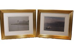 2 Beautiful Gold Framed Signed Photo’s By Paul Montecalvo