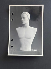 Rare Original Vintage Photo Mannequin Siegel Stockman Curiosa Male Nude