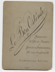 G1866 Photo CDV KBA 1897 Netherlands Ostend Belgium Woman Bathing Fashion Swimsuit