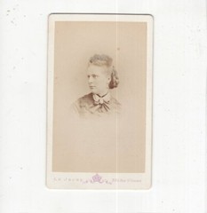 Le Jeune CDV Photo Lady Portrait / Named / Nobility? Paris 1870s