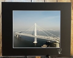 The New Bay Bridge, Oakland – Matted Fine Art Photographic Print