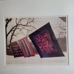 AMISH Quilt Original Paper Print Photograph by Bill Coleman, Signed and Numbered