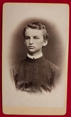 Photo Cdv Cabinet Ragazzo Brunn Atelier Quido Trapp