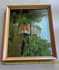 Vintage Framed Photograph Of The Historic Old Mill. Pigeon Forge, TN 22″x18″