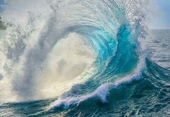 Peter Lik – «Ocean Dance» Maui Hawaii 1.5M with COA Recess Mount Acrylic Picture