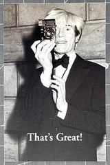 Ron Galella Photography Show Announcement – 2008 NYC – Andy Warhol Portrait