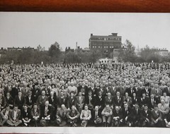 United Mine Workers UNION Photograph JOHN L. LEWIS UMWA Vtg 40s Panoramic View