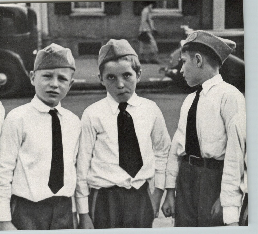 1938 Walker Evans Americana Sons Of American Legion Boys Original Photo Gravure