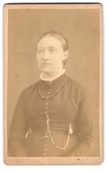 Photograph Aug Altenburg, Hersfeld, Portrait of a Woman in Elegant Clothing