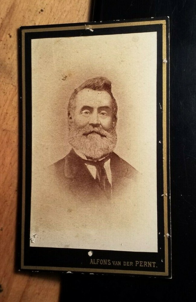 Man with beard portrait/CDV Alfons von der Pernt Wien