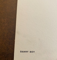Vintage Photograph Print/ Plate- Inge Morath – «Danny Boy»- 12 x 12-