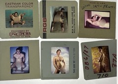 130 Mixed Male Nude Model Subjects Original Studio 35mm Slides-1970’s-1980’s