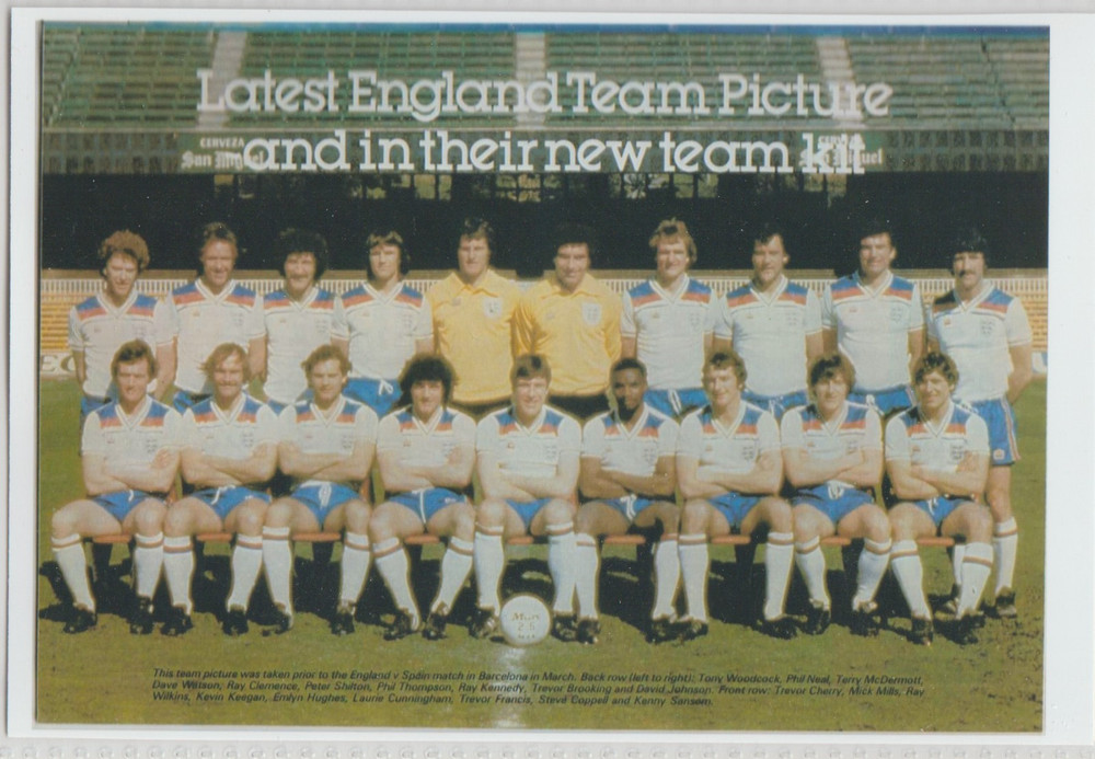 England Soccer National Team Squad Photo 1980 4×6 Re-Print #8000