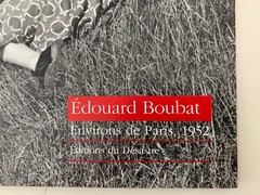 EDOUARD BOUBAT,’ENVIRONS DE PARIS 1952′ RARE AUTHENTIC 1990 ART PHOTO PRINT
