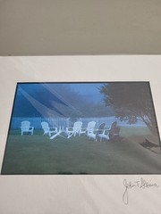 Photography Print By John T Slonina Matted 8×10 Backyard Scene