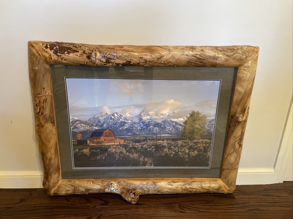 Framed Picture Of Grand Tetons