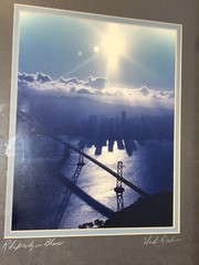 Mark Reuben Signed ‘Rhapsody In Blue’ San Fransisco (11×14) 16 3/8”T 13 3/8”W