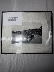 Boathouse Row 1947 Black & White Framed Photograph Schuylkill River Pennsylvania