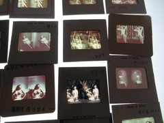 Vintage 1940’s 35 Female Pin-up Slides 35mm Single Slide Stereooptic cl