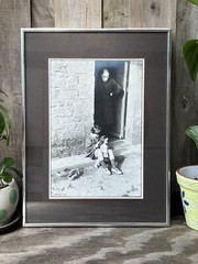 1970s Robert Gordon Older Woman Watching Young Girl Doll Longboat Key Art Center
