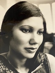 Large Original Silver Print Photo 1970 Vintage Asian Mannequin