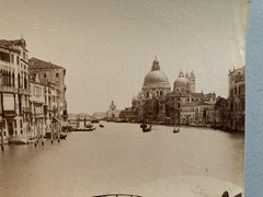 Photo 1880 Venice Italy Photography Antique Original 19th Century Canal Art