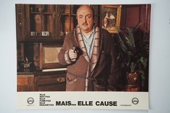Photo Cinema Lobby Cards Mais Elle Cause 22X28Cm 1970 Blier