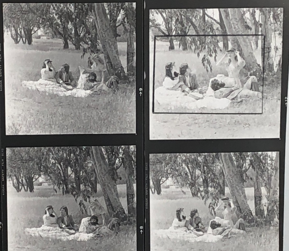 NEWLY FOUND! Hendrickson PHOTO Contact Sheet Proof & Negatives VICTORIAN COUPLES