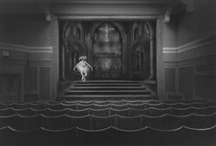 Signed Ltd Edition Fine Art Photograph SURREAL Ballerina & Christ PASSION PLAY
