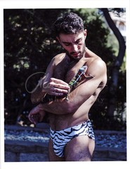 11 X 8.5 Alan Lyon Original Male Photo gay interest (2) Alex & friend