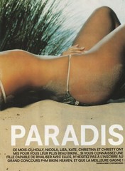 VTG 2002 8-Pg 2s Bikini Paradis Pictorial/Article Original French 22x30cm FHM 36