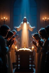 jesus christ wall art 8*10 religious christian faith god home decor print jesus