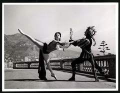 Photograph Serge Lido, Paris, German Ballet Dancer Konstanze Vernon and Win