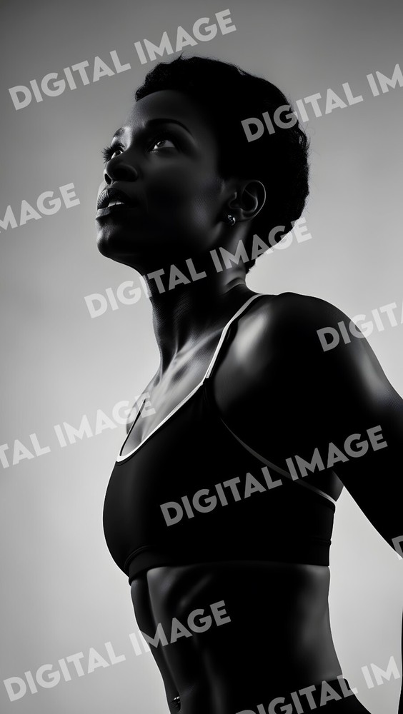 Digital Art Picture Image Photo Wallpaper Background AI – African American Woman
