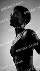 Digital Art Picture Image Photo Wallpaper Background AI – African American Woman
