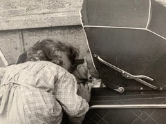 WILLY RONIS,’BENODET,1956′ AUTHENTIC 1990 ART PHOTO PRINT