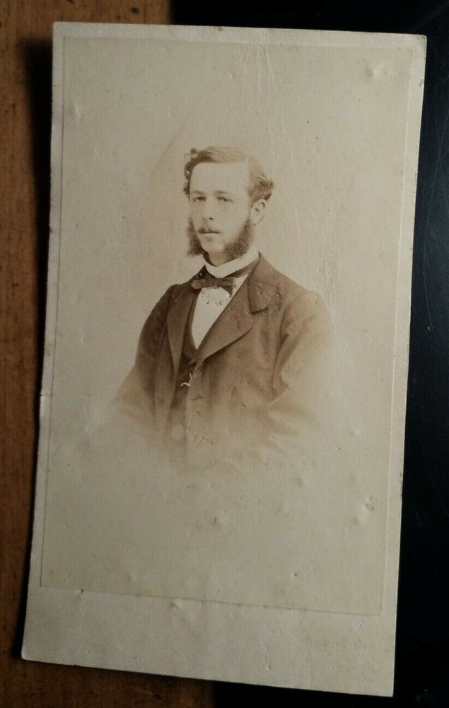 Carl Velten 1866 – 21 years old – portrait/CDV F. Hax Bonn