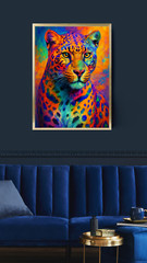 Digital Image Picture Photo Wallpaper Printable Poster Leopard Wall Art Decor