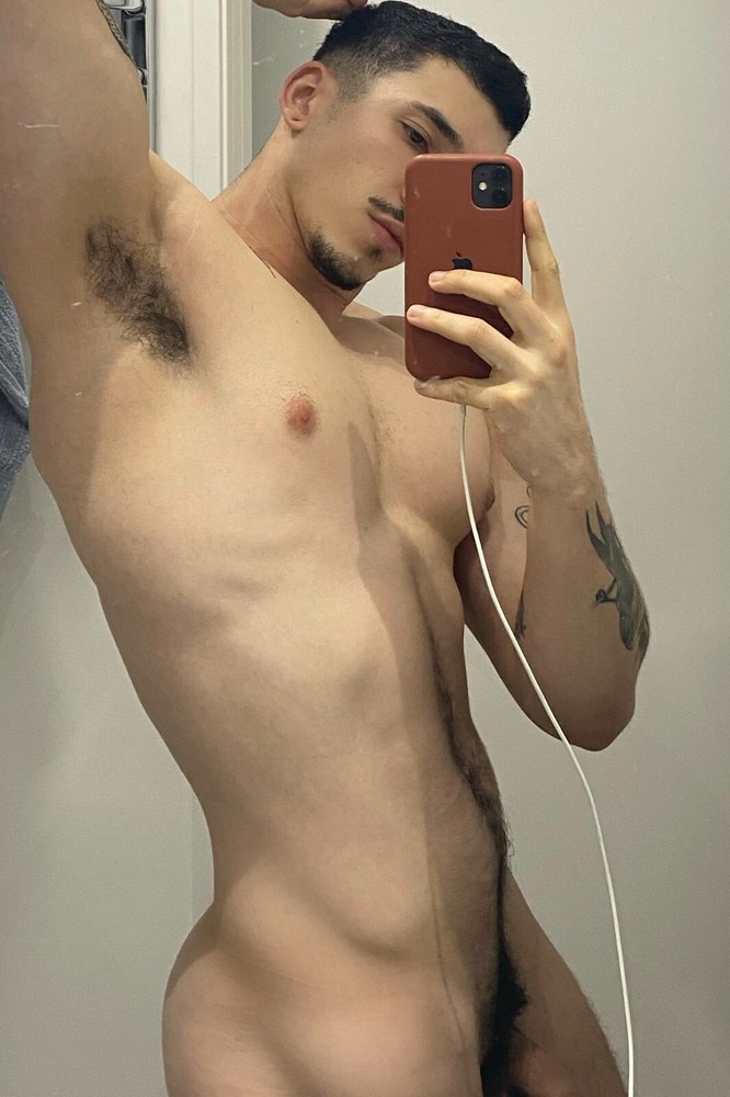 [J084] Handsome Man Cute Male Model Showing Off Body Physique Art Photography