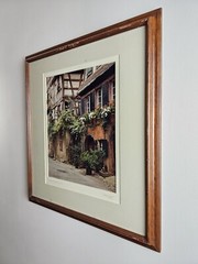 ART – Original Vintage Signed Alan King Photograph 22×20 Framed 35mm Art VTG 89