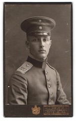 Photograph J. Grimm, Offenburg, annual volunteer sergeant from the regime