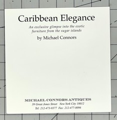 Caribbean Elegance Art Announcement Card By Michael Connors – Island Furniture