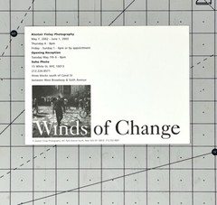 Alastair Finlay (1943-2009) Art Show Announcement Card 2002 – Winds Of Change