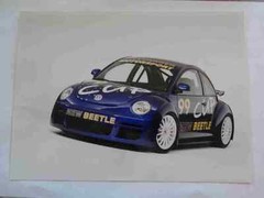 Photo photography photo photograph VW New Beetle racing car C98/6642 SR1216